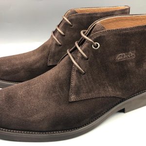 Clarks Sued boots.